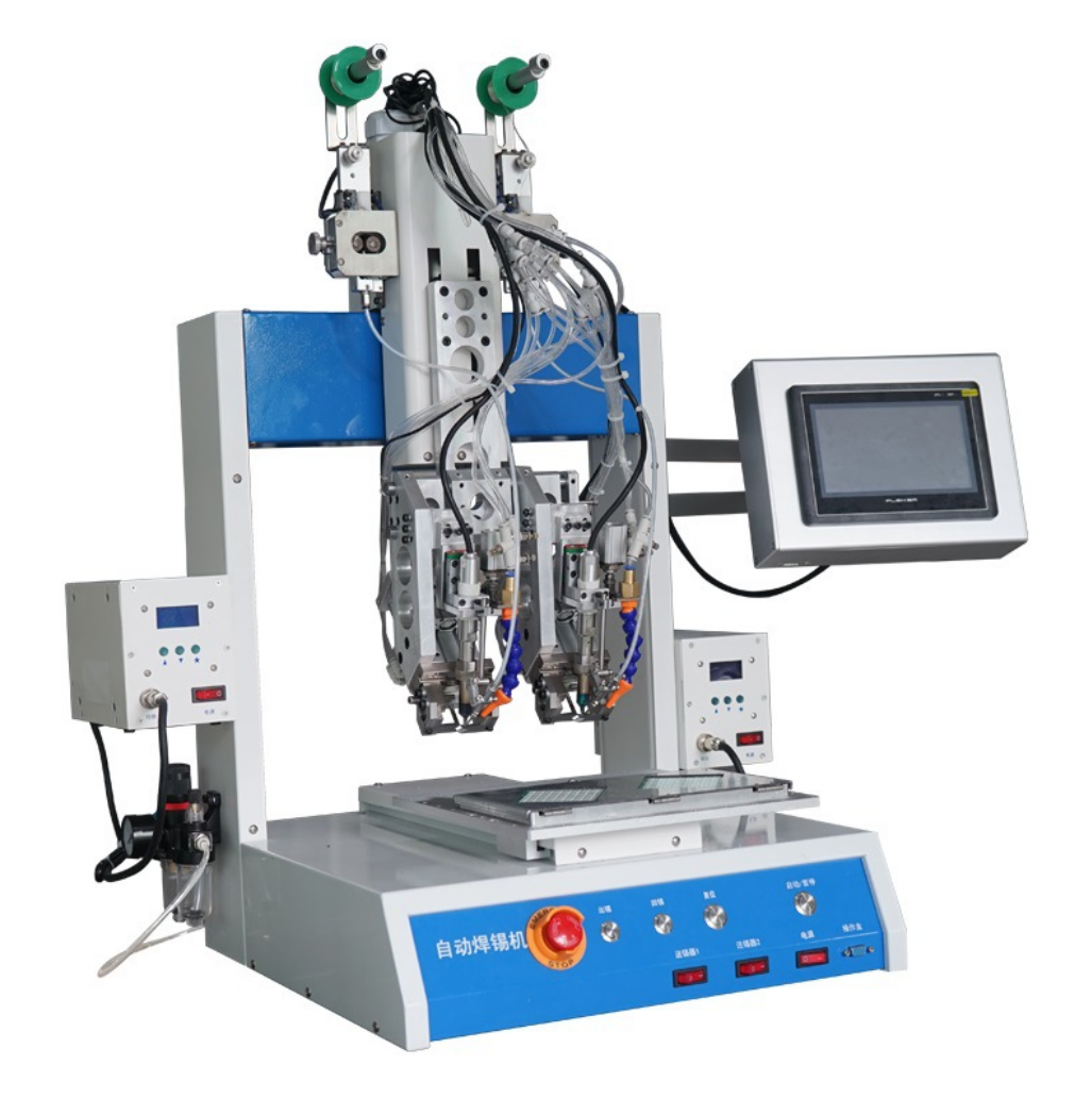 Máquina automática de soldadura y corte de alambre de torsión de doble cabeza