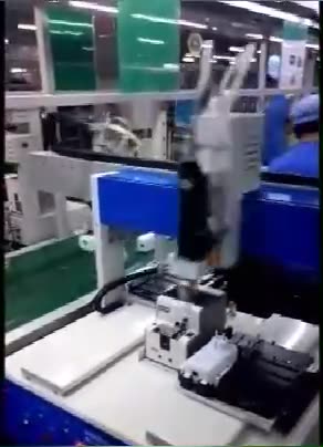 Máquina de tornillo de plástico automática industrial